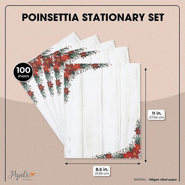 Pipilo Press Stationery Set, 60 Sheet Unicorn Stationery Paper