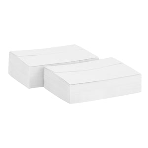 200-Pack 5x7-Inch White Envelopes with Square Flap and Peel and Press Closure for For Birthday, Wedding, and Anniversary Party Invitations, Greeting Cards, Thank You Notes