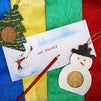 Snowman Christmas Letter Envelopes for Holiday Greetings, Raffles (9.5 x 4.15 In, 100 Pack)