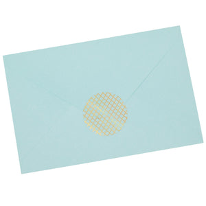 Gold Envelope Seal Stickers, 1.5 In Labels for Gift Boxes, Cards (300 Pack)