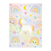 36 Pack Unicorn Fill In the Blank Thank You Cards with Envelopes, Kids Greeting Cards (5.5 x 4.2 In)