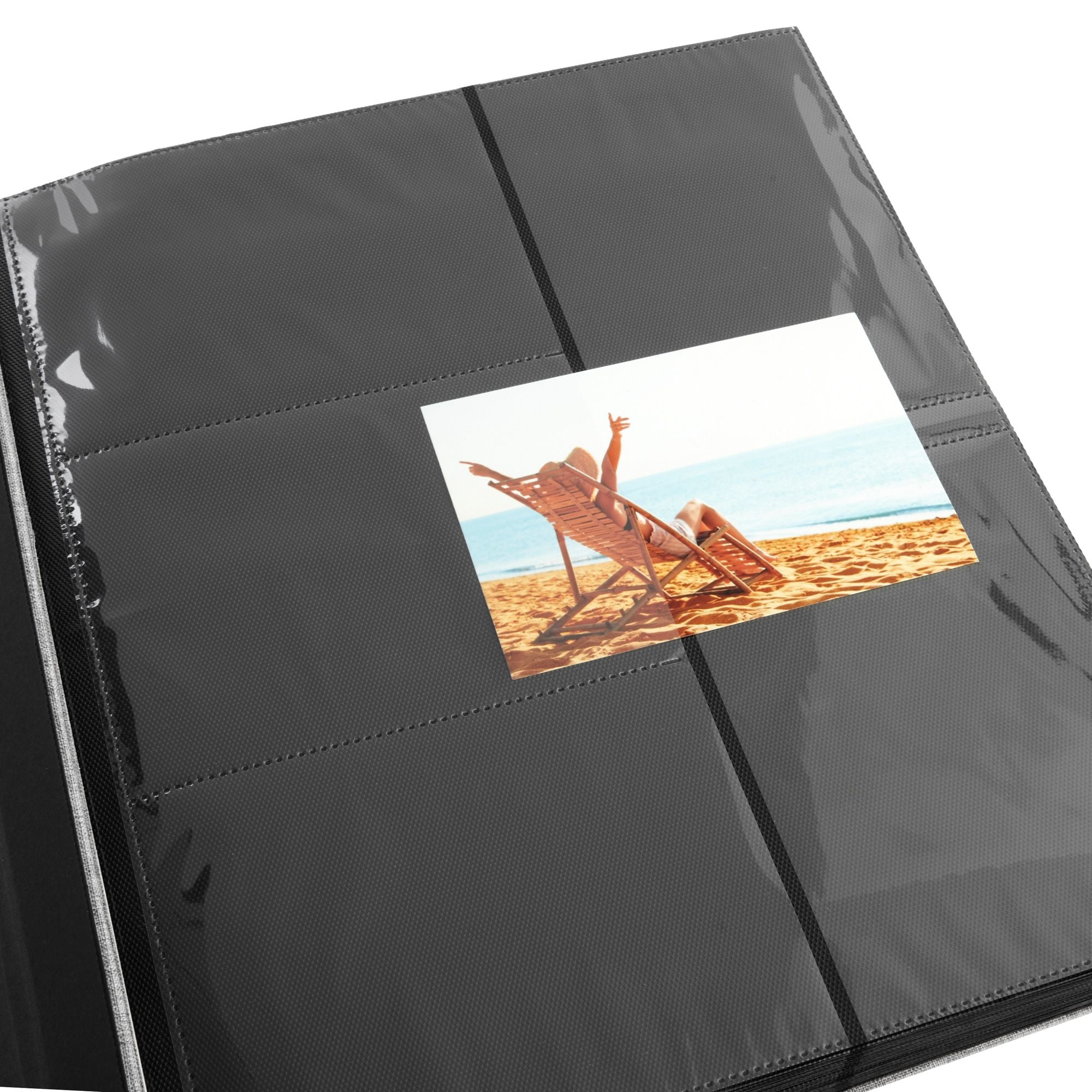 Acid-Free Photo Album - 1000 Pockets - Linen Cover - Extra Large Capacity