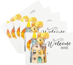 Welcome Home Real Estate Cards, Realtor Greeting Cards (4 x 6 In, 48 Pack)