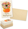Blank Thanksgiving Holiday Greeting Cards, Bulk (4 x 6 In, 60 Pack)