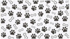 Paw Print Appointment Reminder Cards, Vet Office Supplies (3.5 x 2 In, 200 Pack)