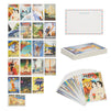 Vintage Travel Postcards Bulk for Mailing and Decor, 20 Designs (4x6 In, 40 Pack)