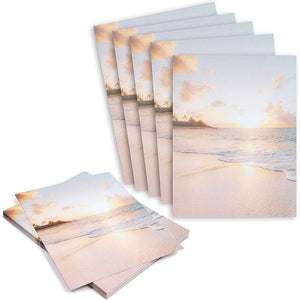 Sunset Beach Stationery Paper for Home and Office (8.5 x 11 Inches, 96 Sheets)