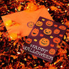 Halloween Greeting Cards with Orange Envelopes, Stickers (4 x 6 In, 36 Pack)