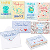 Nurse Appreciation Thank You Cards with Envelopes, 6 Designs (4 x 6 In, 24 Pack)