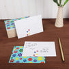 Colorful Paw Prints Postcards for Home, School Classroom (6 x 4 In, 48 Pack)