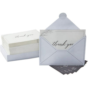 Sympathy Thank You Cards with Envelopes and Stickers (4 x 6 In, 48 Inches)
