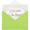 Blank Greeting Cards Set with Gold Foil, Welcome To The Team (7 x 5 In, 36 Pack)