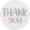 Pink Thank You Stickers Roll, Round Labels (1.5 Inches, 1000 Pack)