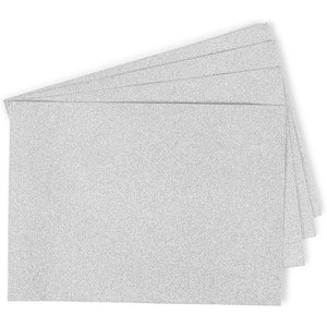 A7 Invitation Letter Envelopes for Wedding, Self Seal (5x7 In, Silver, 50 Pack)