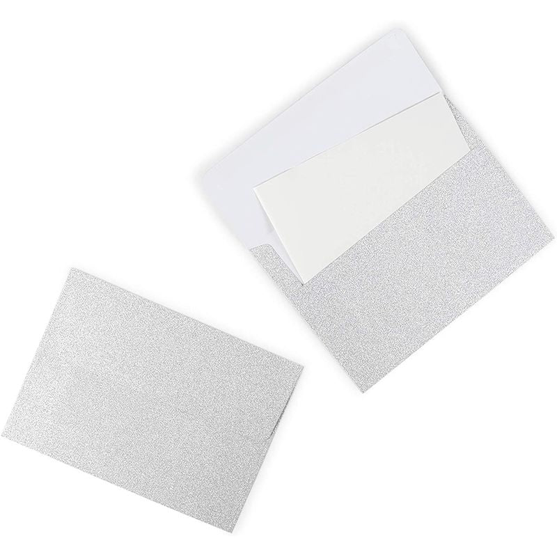 50 Packs of A7 Invitation Envelopes White 5X7 Self Seal Square