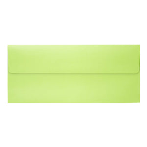 50 Pack #10 Business Envelopes for Invitations, Green Metallic with Square Flap (4 1/8 x 9 1/2 In)