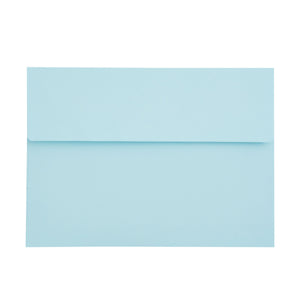 200-Pack 5x7-Inch Light Blue Envelopes with Square Flap and Peel and Press Closure for For Birthday, Wedding, and Anniversary Party Invitations, Greeting Cards, Thank You Notes