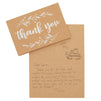 Rustic Kraft Thank You Cards with Envelopes and Seals, 6 Designs (4x6 In, 48 Pack)