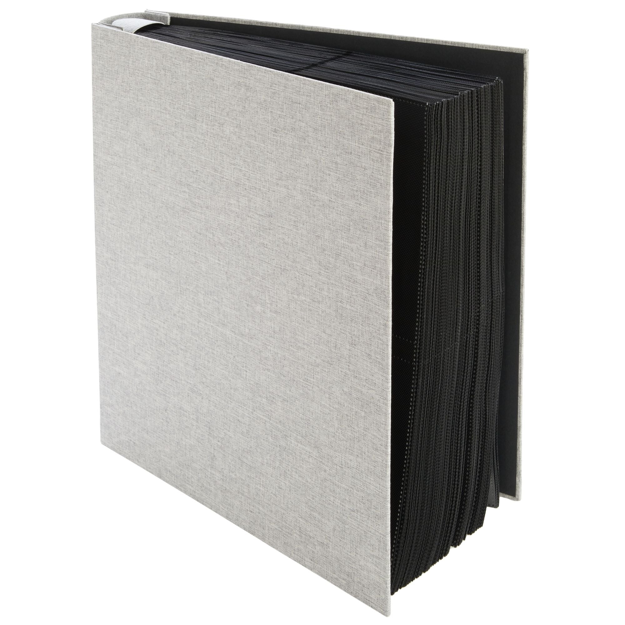 Pipilo Press large photo album for 1000 photos, 4x6 photo albums with  pockets, grey linen cover (