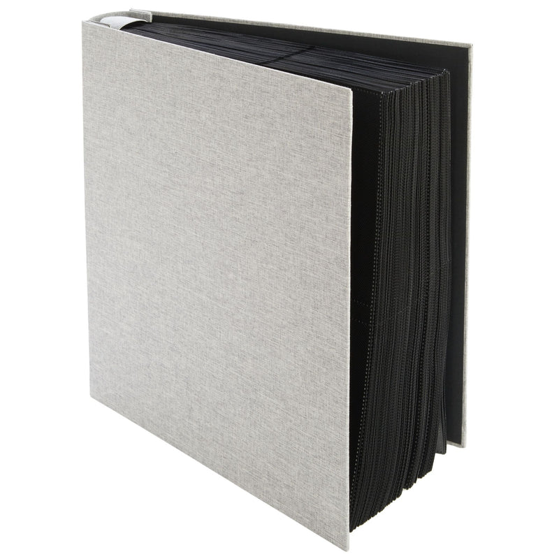 4x6 Photo Album with 1000 Pockets, Extra Large Capacity, Linen Cover, Picture Albums Holds 1000 Horizontal and Vertical Photos (Gray Exterior, Black Interior, 14x13x3 in)