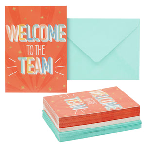 36 Pack Blank Welcome to the Team Cards with Envelopes, Employee Appreciation Gifts (5 x 7 In)