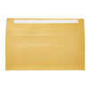 50 Pack #10 Business Envelopes for Invitations, Gold Metallic with Square Flap (4 1/8 x 9 1/2 In)