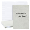 3 Pack Lined Journals for Writing, Office Gifts for Coworkers and Employees, Welcome to the Team (Gray, 6x9 In)